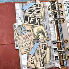 Elizabeth Crafts Clear Stamp Set - Once in a Lifetime / Travels From the Past